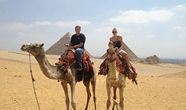 Sunrise or Sunset Camel ride at the Pyramids 